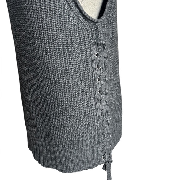 Autumn Cashmere Sleeveless Turtleneck Sweater in Grey Size Small EUC - Picture 2 of 10